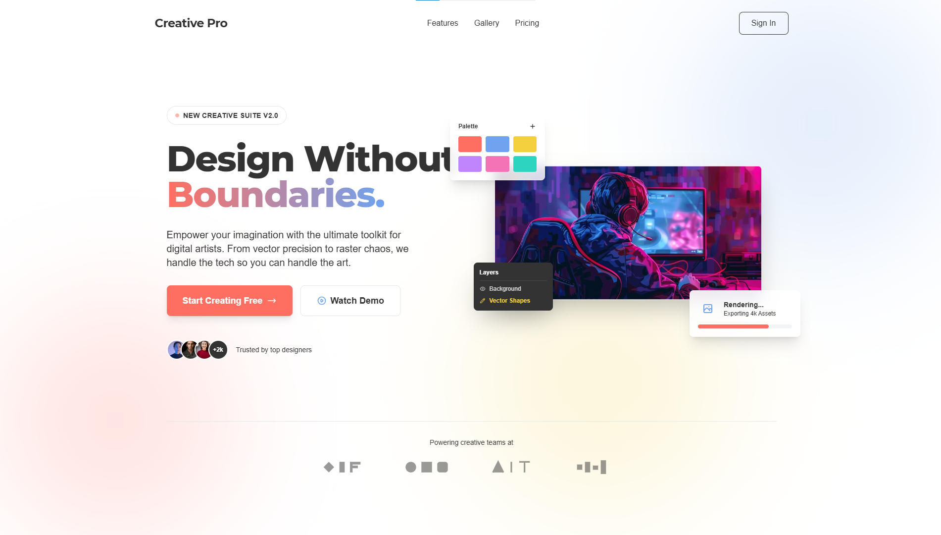 Creative Pro Preview